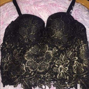 Sexy crop dress shirt